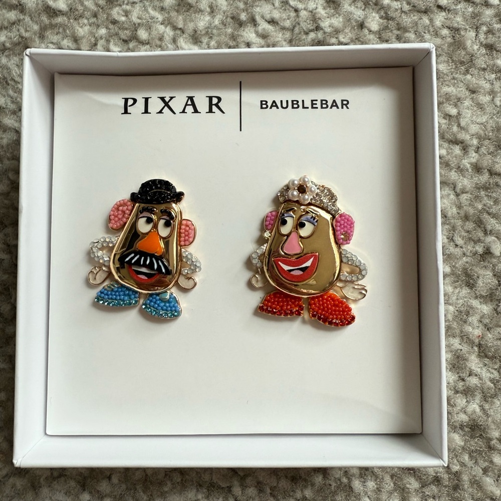 Mr. And Mrs. Potato Head BaubleBar Pixar Earrings